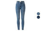 Blaue Skinny Jeans für Damen.