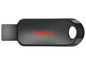 Ein schwarzer SanDisk USB-Stick.