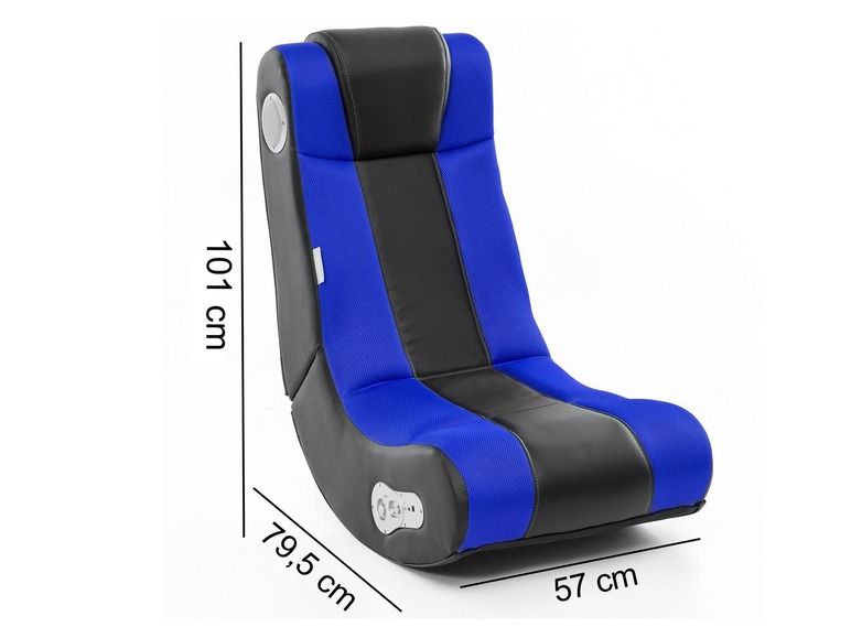 Gehe zu Vollbildansicht: Wohnling Soundchair InGamer mit Bluetooth und eingebauten Lautsprechern - Bild 9