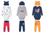 Baby-Outfits mit Mickey Mouse, Dalmatinern und Winnie Puuh.