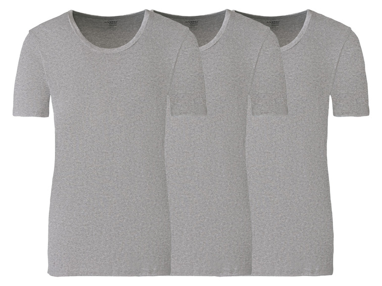 Gehe zu Vollbildansicht: LIVERGY® Herren Unterhemd, 3 Stück, aus reiner Baumwolle - Bild 13