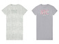 Zwei T-Shirts, eines mit Marmor-Print und dem Text 'it was all a dream' und eines mit 'NYC New York City EST.1624'.