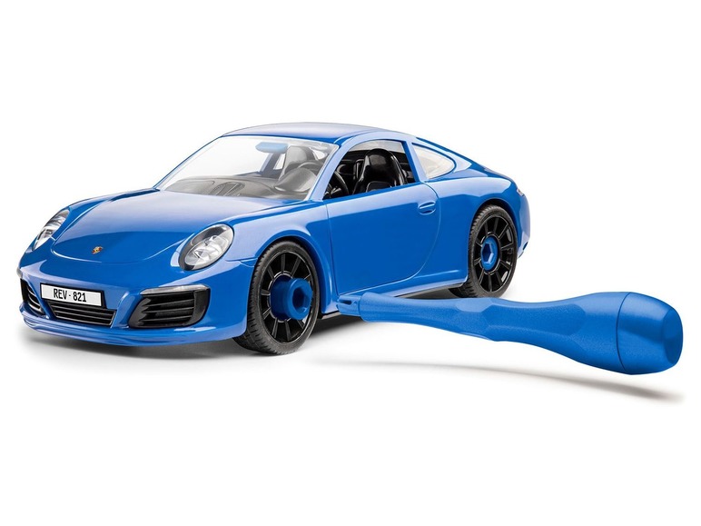 Gehe zu Vollbildansicht: Revell Junior Kit Modellbausatz »Porsche 911 Carrera S«, Fahrzeug, ab 4 Jahren - Bild 1
