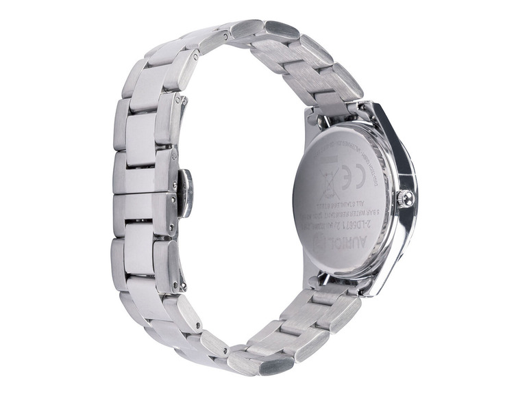 Gehe zu Vollbildansicht: AURIOL Luxus Armbanduhr, mit Datumsanzeige und präzisem Schweizer Uhrwerk - Bild 5