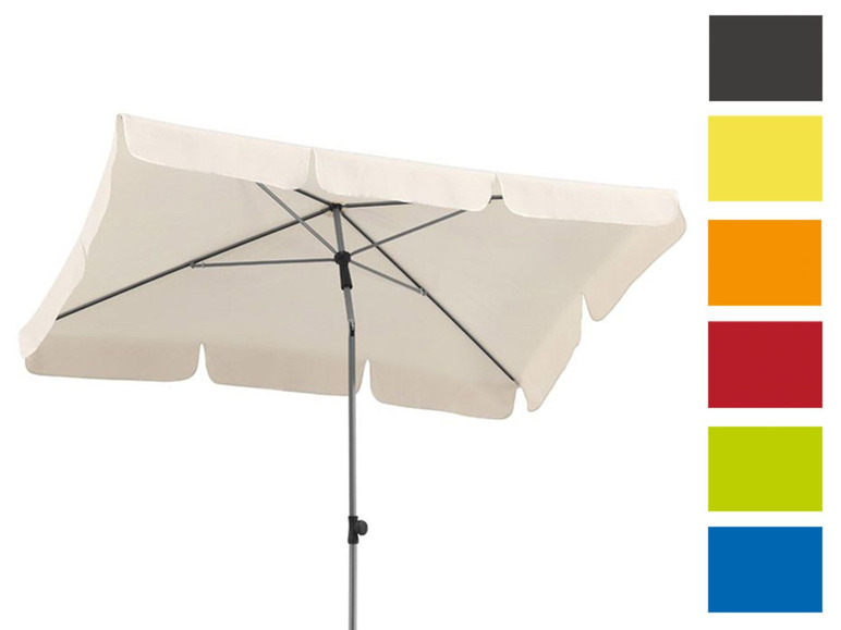 Gehe zu Vollbildansicht: Schneider Sonnenschirm »Locarno«, rechteckig, 50+ UV-Schutz, 2-teiliger Stock, mit Knicker - Bild 1