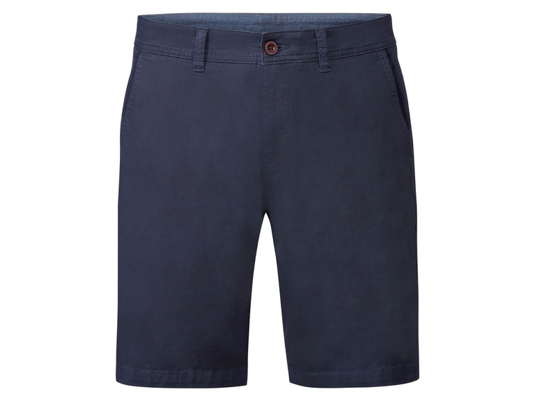 Dunkelblaue Chino-Shorts für Herren.