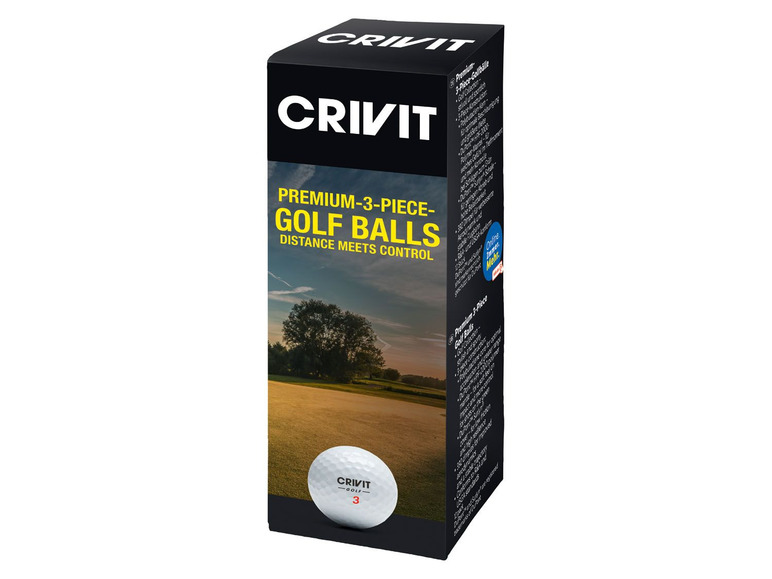Gehe zu Vollbildansicht: CRIVIT® Golfbälle, 12 Stück, 3-Piece-Konstruktion - Bild 7