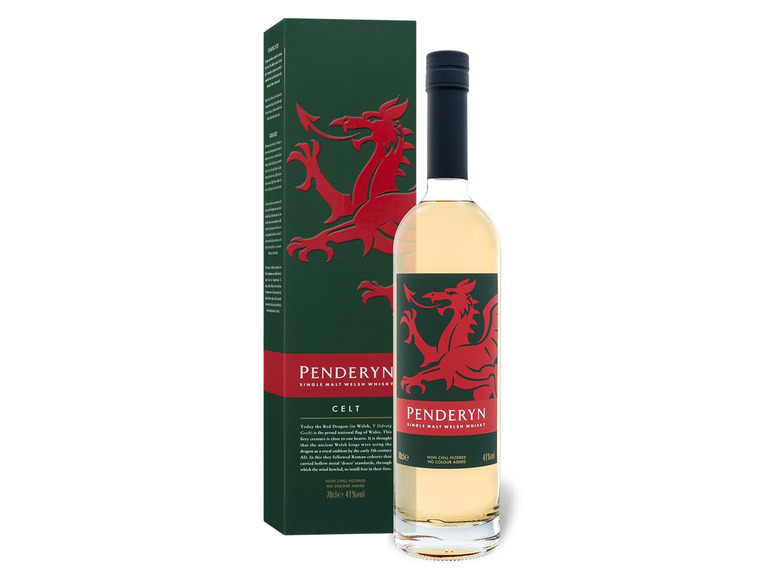 Gehe zu Vollbildansicht: Penderyn Celt Single Malt Welsh Whisky 41% Vol - Bild 1