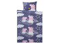 Peppa Pig Bettwäsche mit Sternen und Wolken.