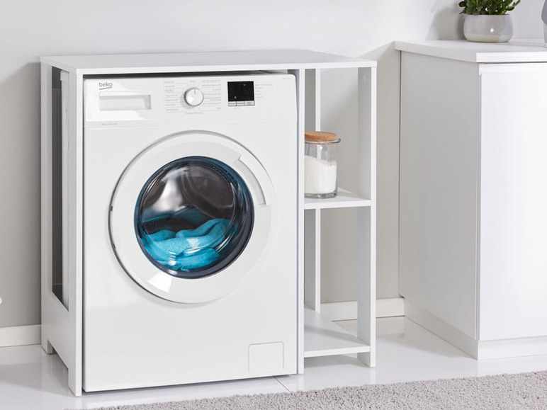 Gehe zu Vollbildansicht: LIVARNO home Waschmaschinenregal, mit viel Ablageflächen - Bild 2