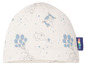 Weiße Baby-Mütze mit Elefanten und Ballons von Lupilu.