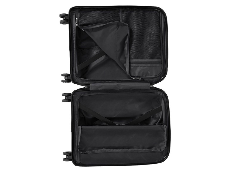 Gehe zu Vollbildansicht: TOPMOVE® Koffer, 30 L Volumen, maximal 10 kg Füllgewicht, mit 4 Rollen, schwarz - Bild 6