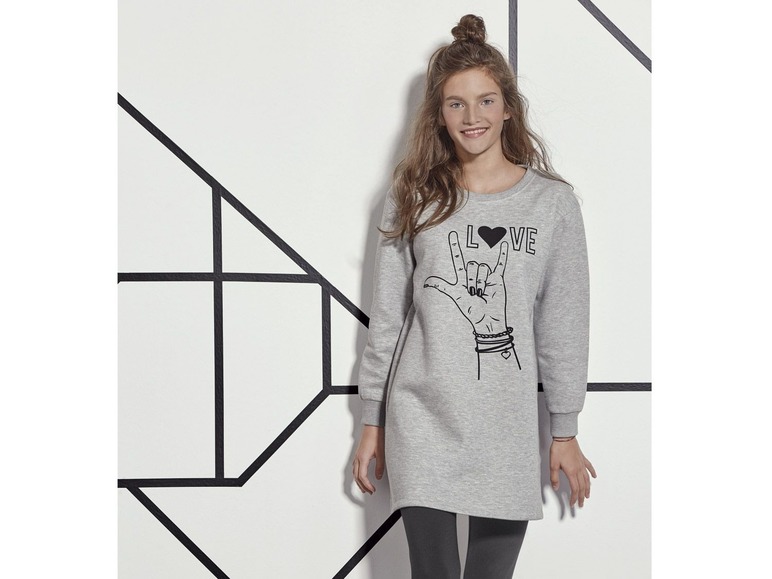 Gehe zu Vollbildansicht: PEPPERTS® Mädchen Sweatshirt, hoher Baumwollanteil, mit Print - Bild 4