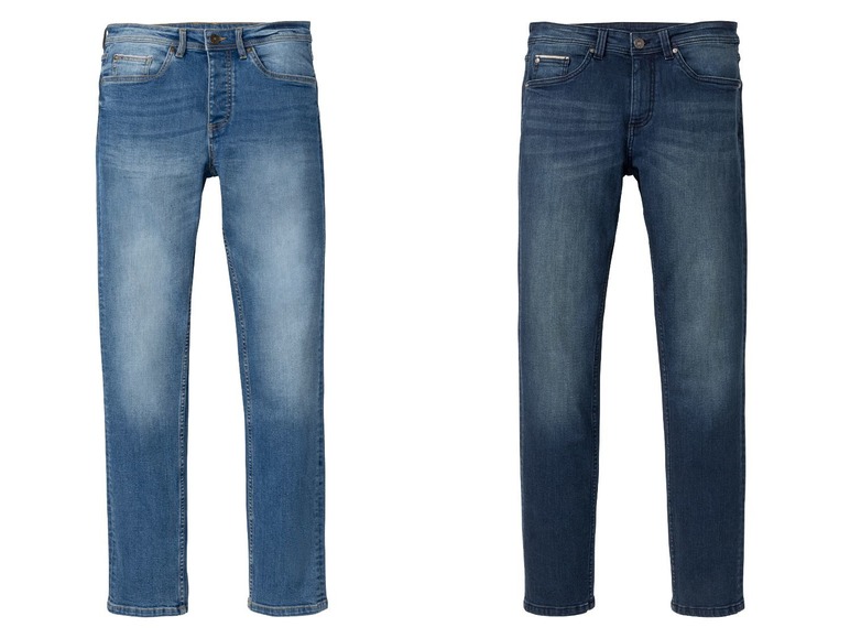 Gehe zu Vollbildansicht: LIVERGY® Jeans Herren, Slim Fit, mit Baumwolle, mit Elasthan - Bild 1