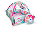 Babygym mit Spielzeug, inklusive Spielmatte und Ballbeutel.