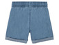 Blaue Jeans-Shorts mit Gummizug
