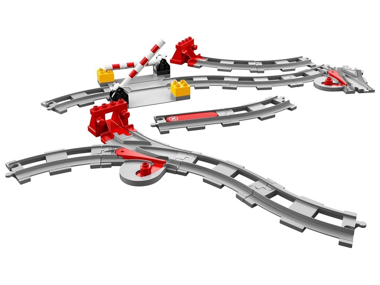 Gehe zu Vollbildansicht: LEGO® DUPLO® 10882 Eisenbahn Schienen - Bild 4