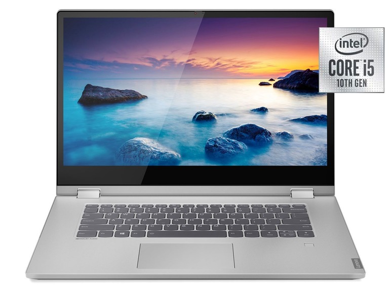 Gehe zu Vollbildansicht: Lenovo Convertible Laptop: C340-15IIL 81XJ000RGE 15 Zoll FHD, Intel Core i5-1035G1, 8GB, 512 GB SSD inkl. Stift - Bild 1