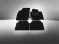 Schwarze Auto-Fußmatten