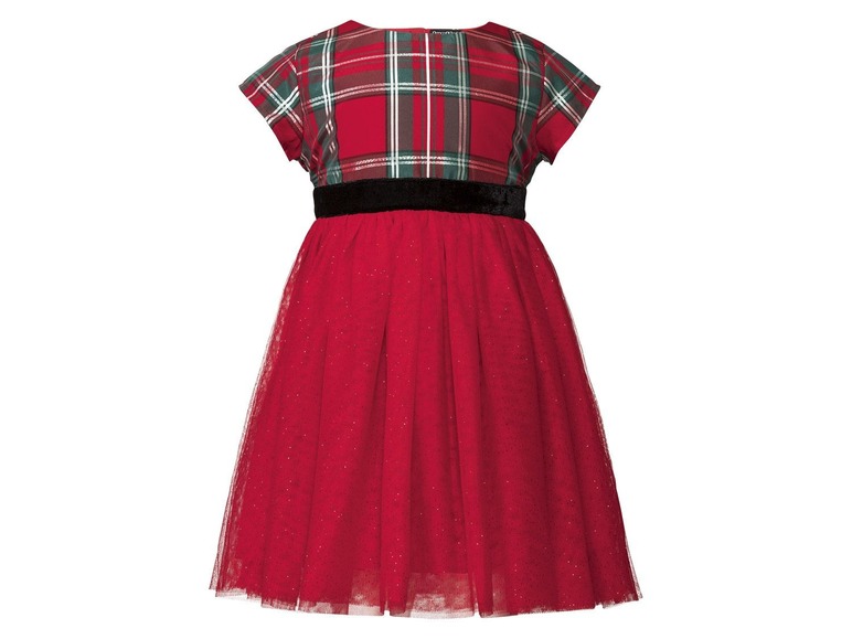 Gehe zu Vollbildansicht: LUPILU® Kleid Mädchen, in Tüll-Qualität, mit Glitzereffekt, Futter aus Polyester - Bild 2