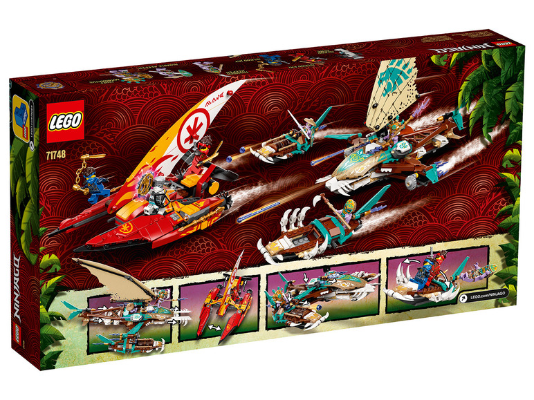Gehe zu Vollbildansicht: LEGO® NINJAGO 71748 »Duell der Katamarane« - Bild 2