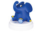 Eine blaue Elefanten-Nachtlampe mit 'Touch & Glow'-Design