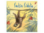 Illustration eines Faultiers, das an einem Ast hängt, für das Kinderbuch 'Faultier Fridolin'.