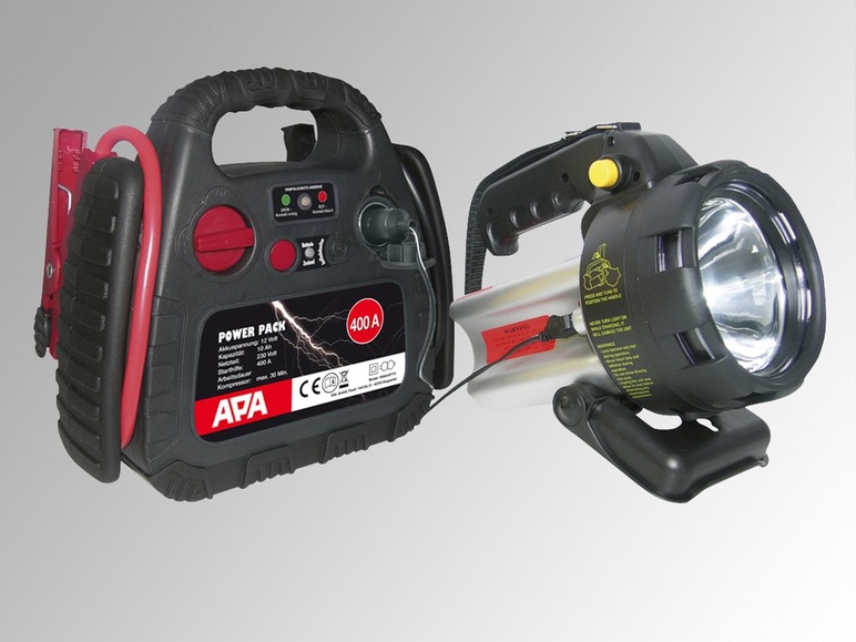 Gehe zu Vollbildansicht: APA Starthilfegerät Power Pack 250A inkl. Kompressor - Bild 7