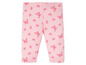Rosa Leggings mit Schmetterlingsmuster