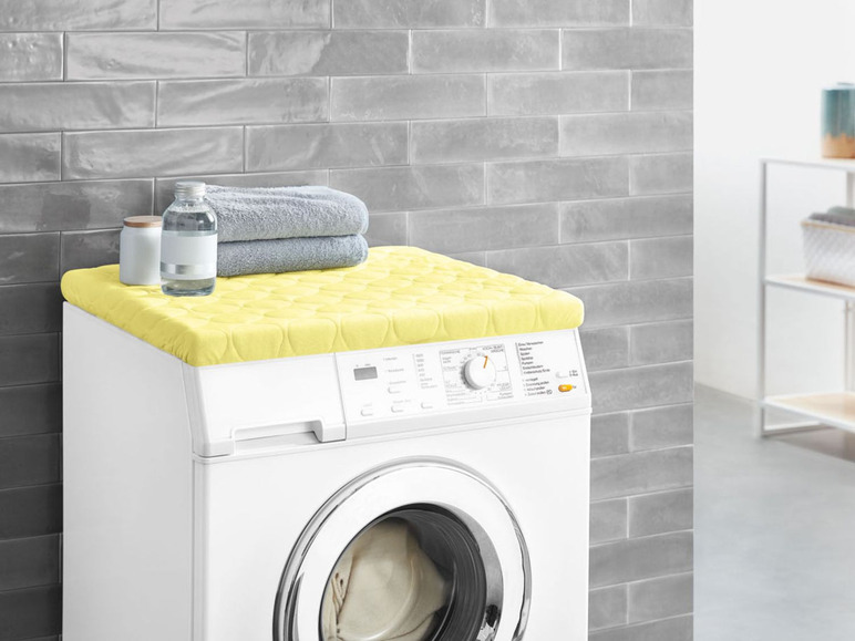 Gehe zu Vollbildansicht: AQUAPUR® Waschmaschinen Schonbezug, mit Spanngummizug, aus Frottee - Bild 6