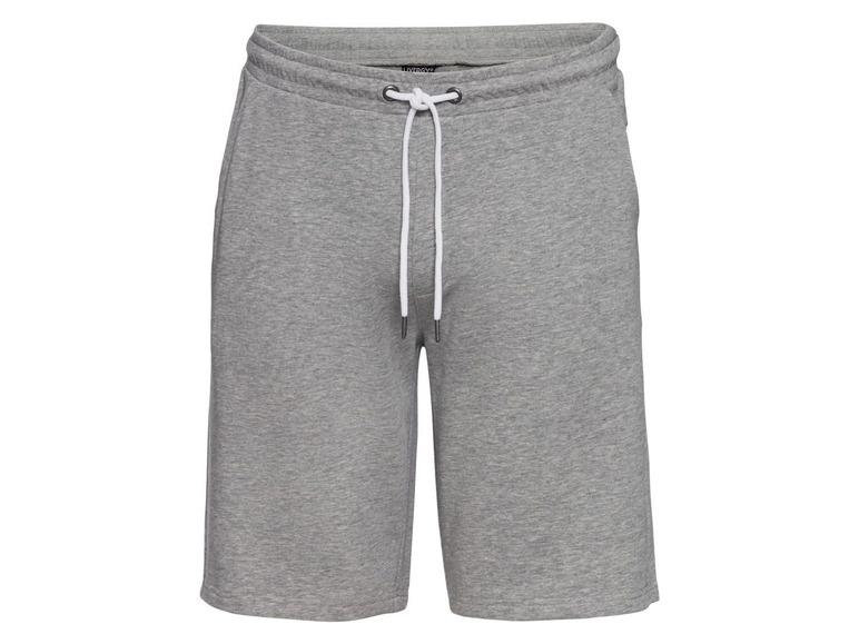 Graue Jogginghose mit weißem Kordelzug