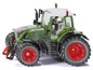 Grüner Fendt 724 Traktor mit roten Rädern