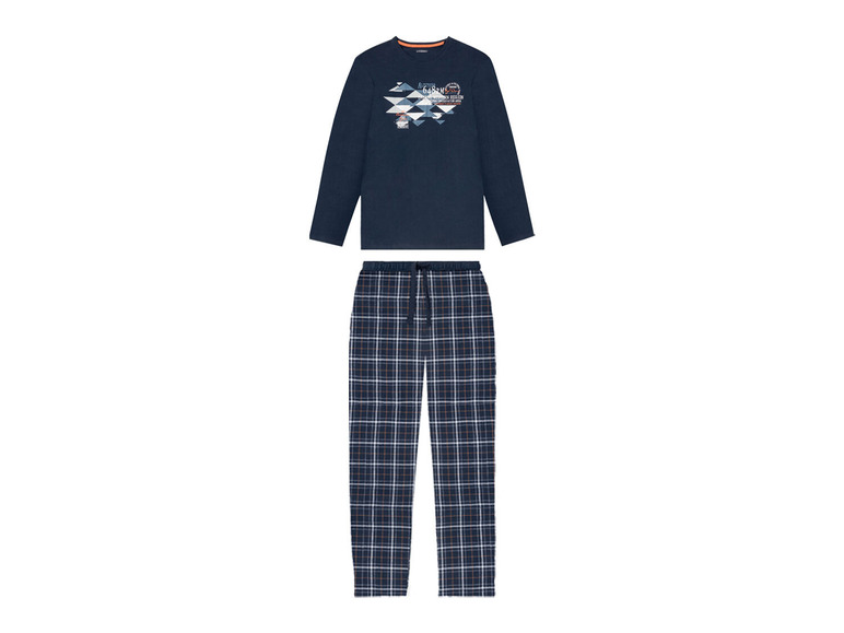 Gehe zu Vollbildansicht: LIVERGY Herren Pyjama, mit Baumwolle - Bild 10