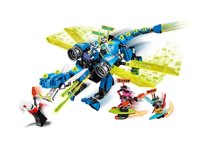 Gehe zu Vollbildansicht: LEGO® NINJAGO 71711 »Jays Cyber-Drache« - Bild 7