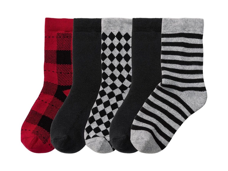 Gehe zu Vollbildansicht: pepperts!® PEPPERTS® 5 Paar Kinder Jungen Vollplüschsocken - Bild 2