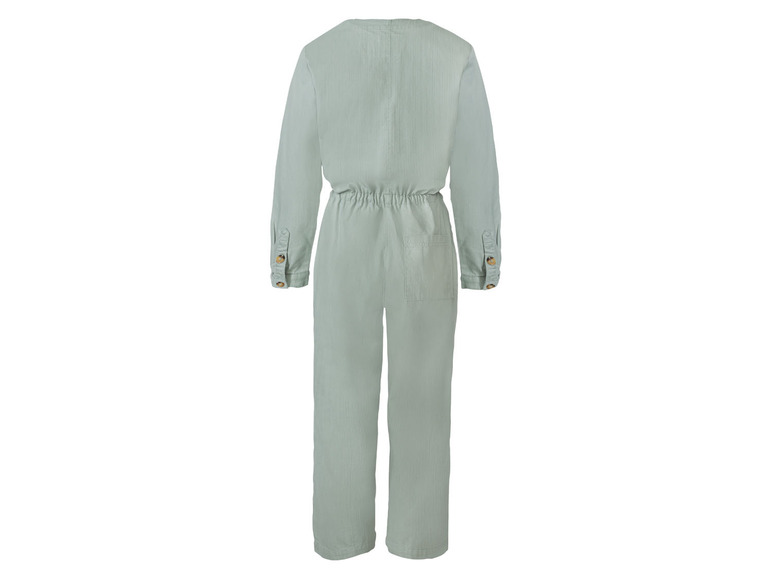 Gehe zu Vollbildansicht: esmara® Damen Jumpsuit lang, aus reiner Bio-Baumwolle - Bild 3