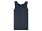 Ein dunkelblaues Tanktop.