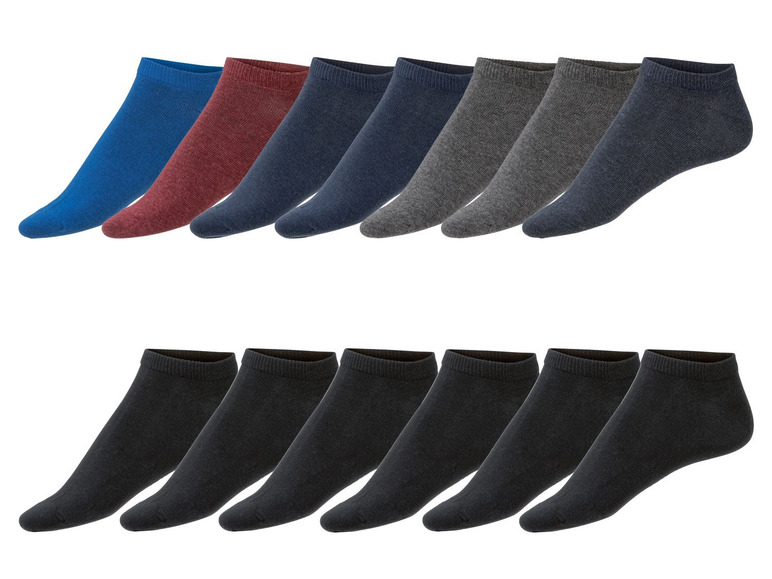 Gehe zu Vollbildansicht: LIVERGY® Sneakersocken Herren, 7 Stück, mit Baumwolle - Bild 1