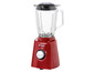 Ein roter Russell Hobbs Mixer mit Glaskanne.
