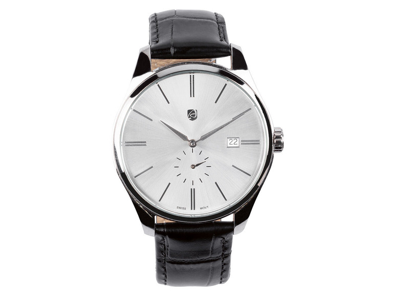 Gehe zu Vollbildansicht: AURIOL Luxus Armbanduhr, mit Datumsanzeige und präzisem Schweizer Uhrwerk - Bild 2