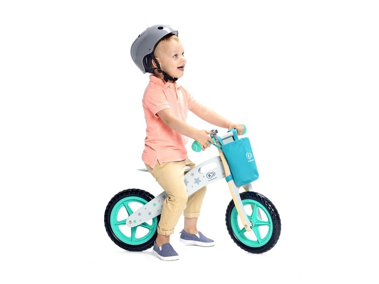 Gehe zu Vollbildansicht: Kinderkraft Laufrad »Runner«, höhenverstellbar, mit Klingel, Lenkertasche und Gummigriffen - Bild 32