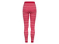 Rote Leggings mit weihnachtlichem Muster