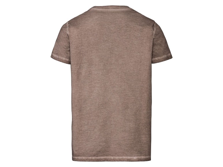 Gehe zu Vollbildansicht: LIVERGY® T-Shirt Herren, mit Wash-out-Effekt, aus Baumwolle - Bild 4