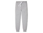 Graue Jogginghose mit weißem Kordelzug.