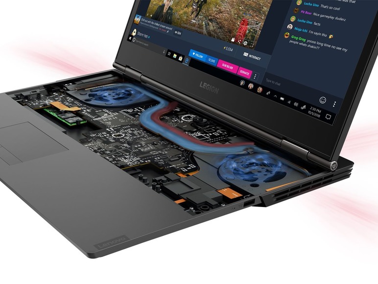 Gehe zu Vollbildansicht: Lenovo Gaming Laptop Legion Y740-17ICHQ 81HH0012GE - Bild 8