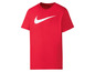 Rotes Nike T-Shirt mit weißem Logo.