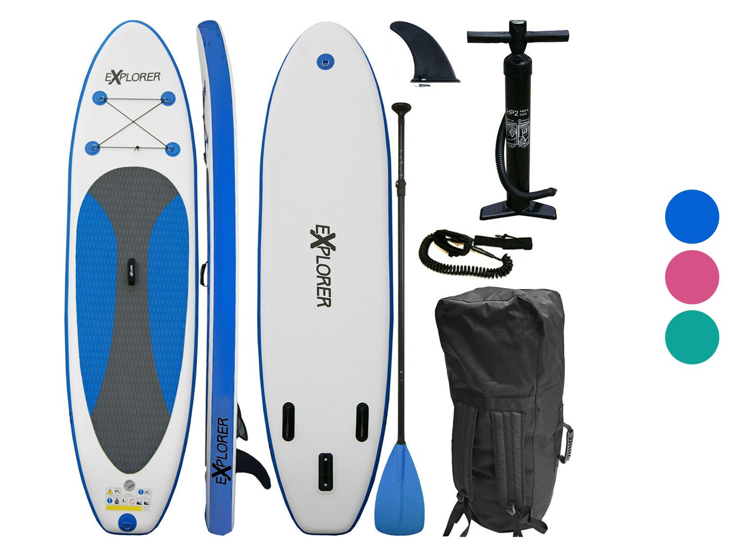 Explorer SUP »WAVE« 300 Stand up Paddleset