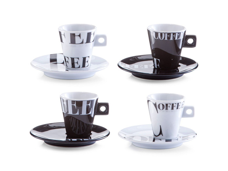 Gehe zu Vollbildansicht: Zeller Espressotassen-Set Coffee style - Bild 1