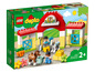 LEGO Duplo Spielset mit einem Pferdestall und Ponys.