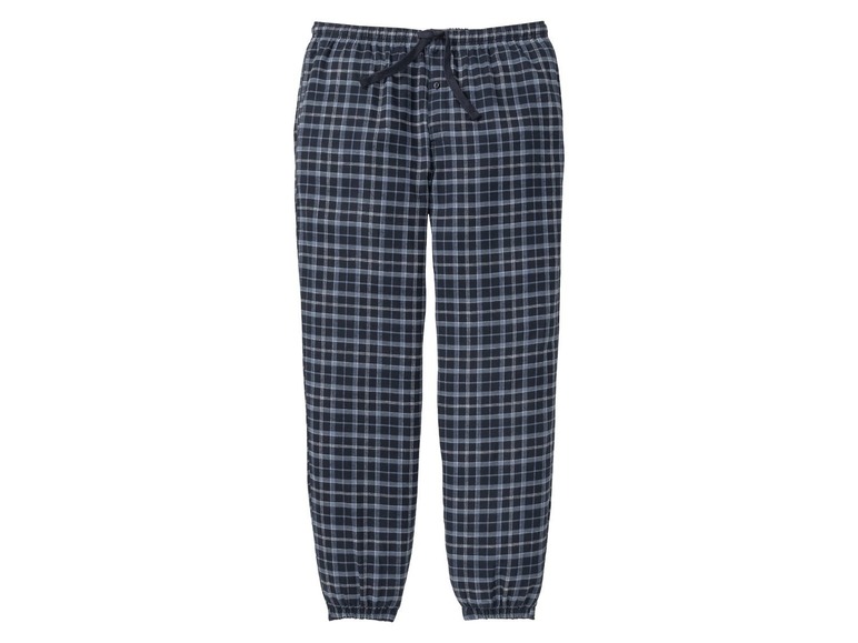 Gehe zu Vollbildansicht: LIVERGY® Herren Pyjama, aus Baumwolle, Hose mit seitlichen Eingrifftaschen - Bild 4